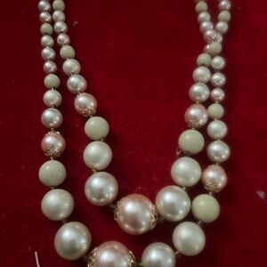 Classic Double-Strand Pearl Necklace